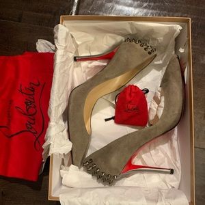 Christian Louboutin Zappa Suede 100 heel 36.5